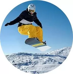 Snowboard EM69 vo farbe emblému