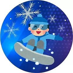 Emblem farebný snowboard EM410 pre deti