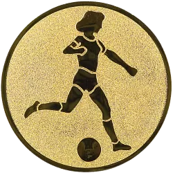 Emblém E02 futbalová žena